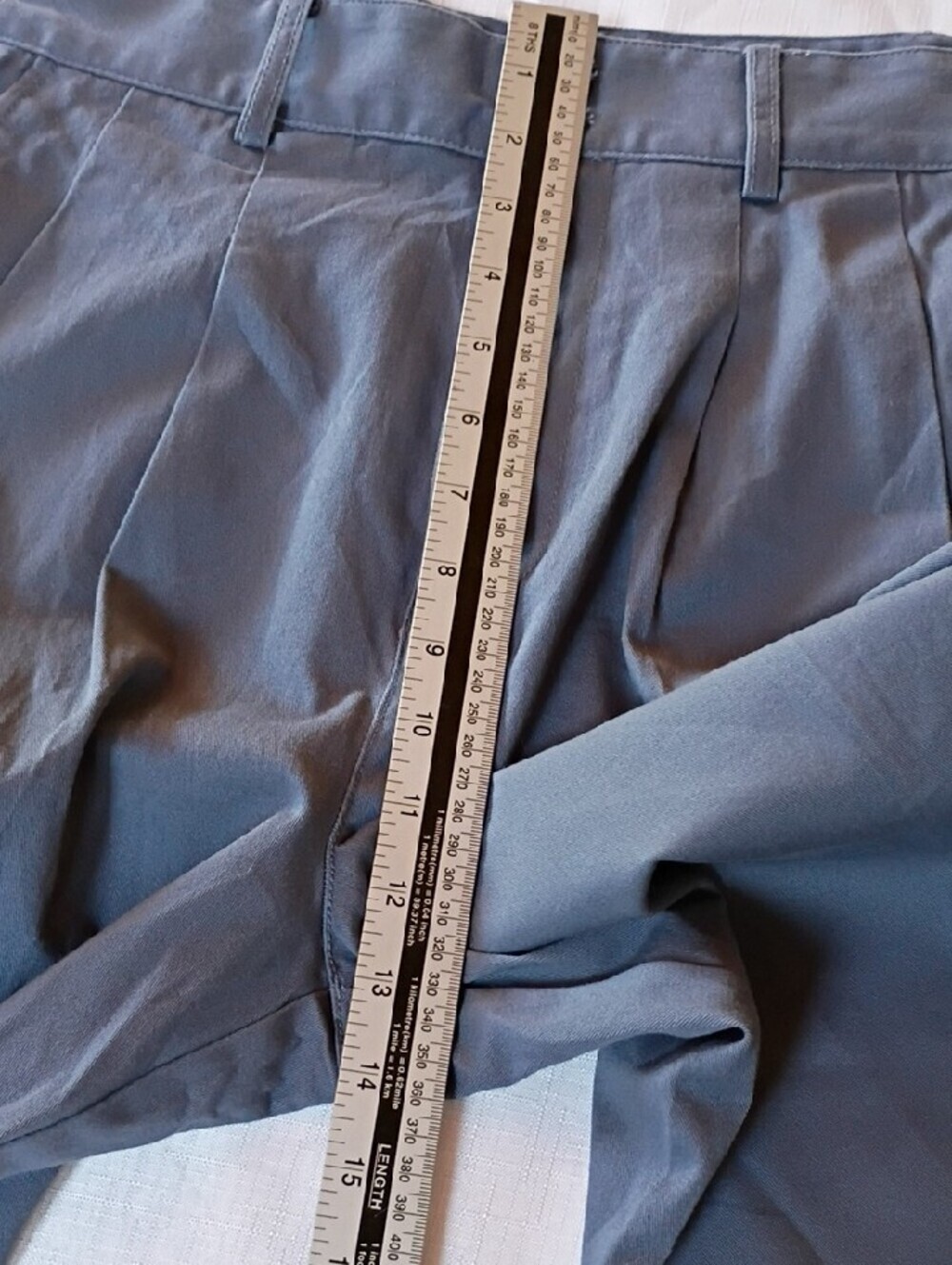 Madewell Women's Slate Blue Pleated Chinos Pants Size 6 New WT - Picture 8 of 11